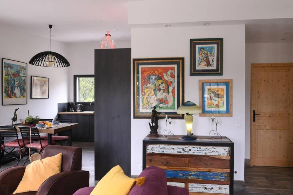 Le Galinie Chic'Art. Un Bel Atelier Avec Piscine Villa Карпентра Екстериор снимка